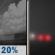 Tonight: A 20 percent chance of showers before 9pm.  Patchy fog after 3am.  Otherwise, partly cloudy, with a low around 55. Calm wind. 