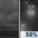 Tonight: A slight chance of drizzle before 11pm, then a chance of rain after 3am.  Cloudy, with a low around 33. South wind 8 to 15 mph, with gusts as high as 31 mph.  Chance of precipitation is 50%. New precipitation amounts between a tenth and quarter of an inch possible. 