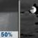 Tonight: A 50 percent chance of showers before midnight.  Mostly cloudy, with a low around 39. Light and variable wind.  New precipitation amounts of less than a tenth of an inch possible. 