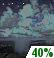 Tuesday Night: A 40 percent chance of showers before 2am.  Partly cloudy, with a low around 56. Southwest wind 3 to 5 mph. 